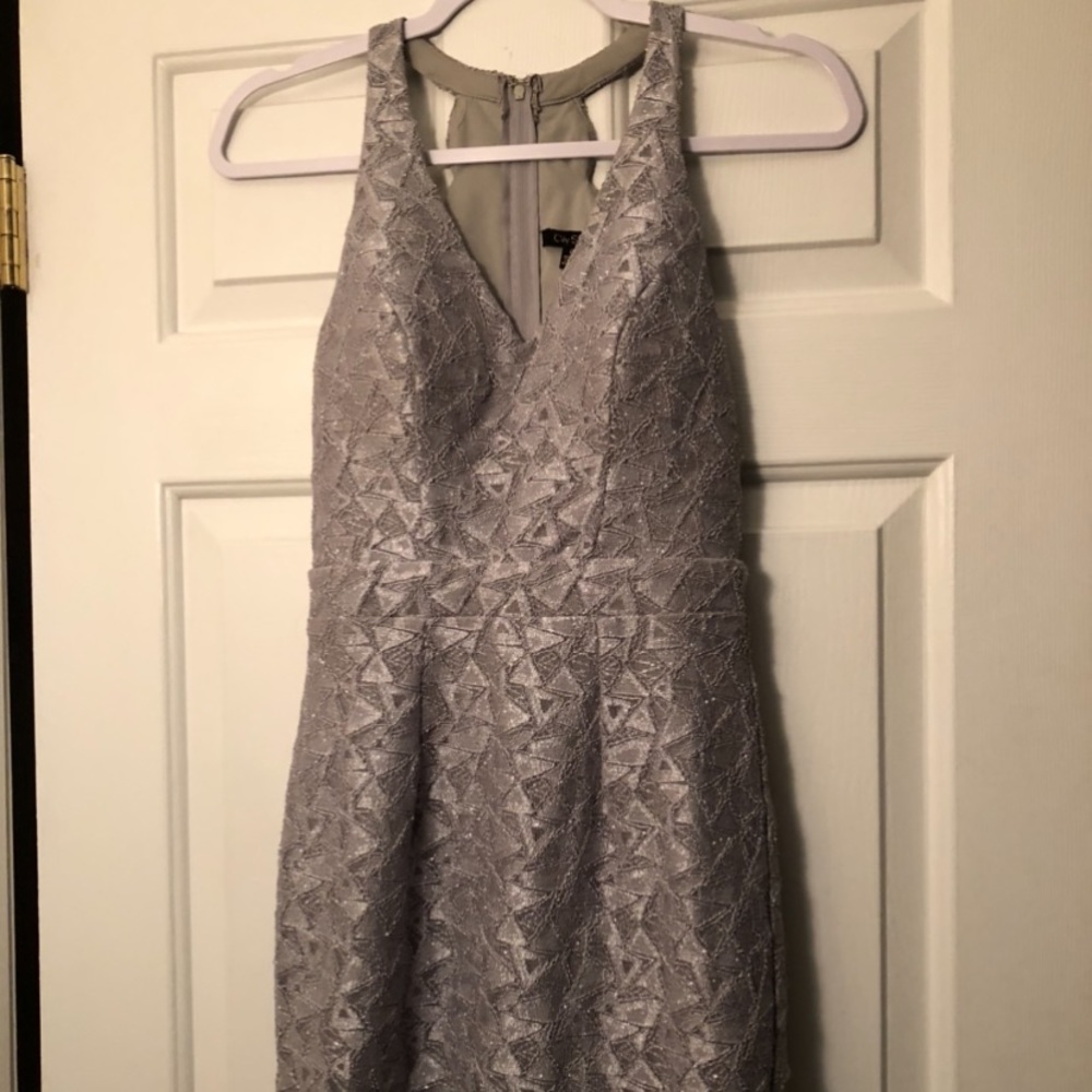 Silver cocktail dress - City Studio - Like New - Size 0